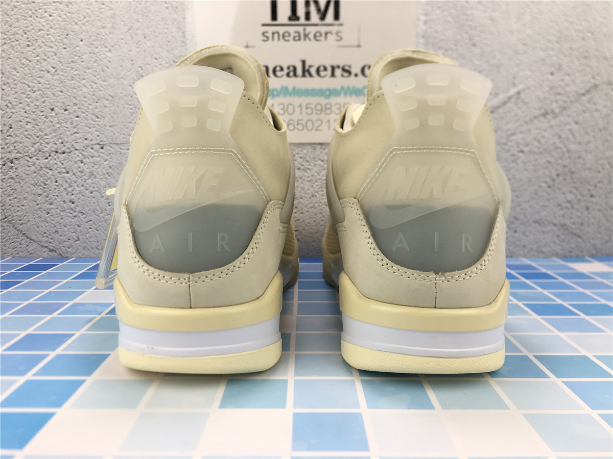 New batch Off-White x Wmns Air Jordan 4 SP Sail CV9388-100